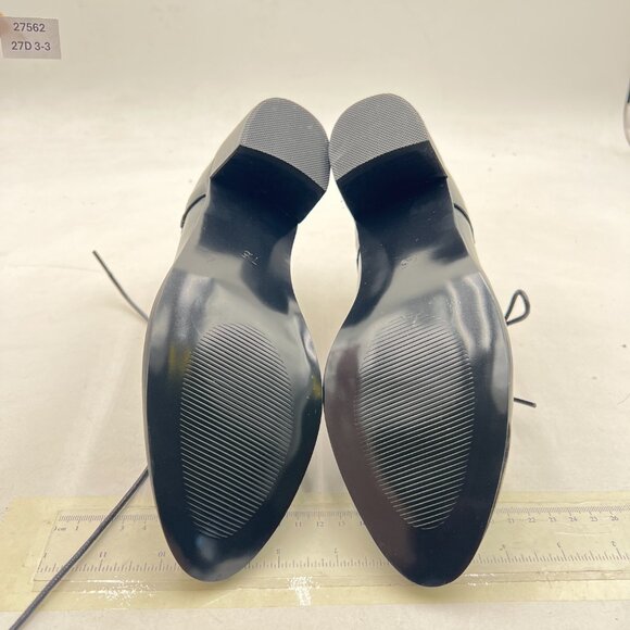 Black Men\'s Stylish Closed Cap Toe Low Heel Derby Oxfords Lace-Up Comfort Shoes main image 6